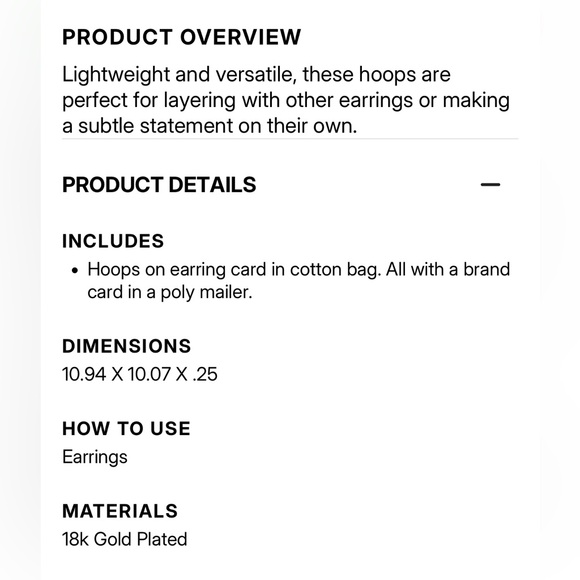 Our Spare Change Gold Seashell Small Hoops - Picture 4 of 4